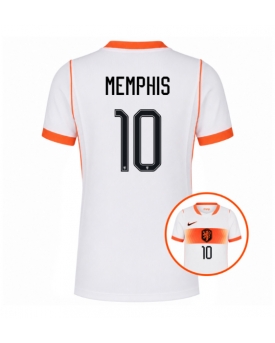 Billige Fotballdrakt Nederland Memphis Depay #10 Replika Bortedrakt Dame VM 2026 Kortermet Billige Fotballdrakt Nederland Memphis Depay #10 Replika Bortedrakt Dame VM 2026 Kortermet